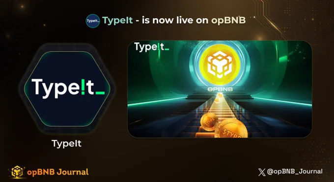 TypeIt is now live on opBNB 