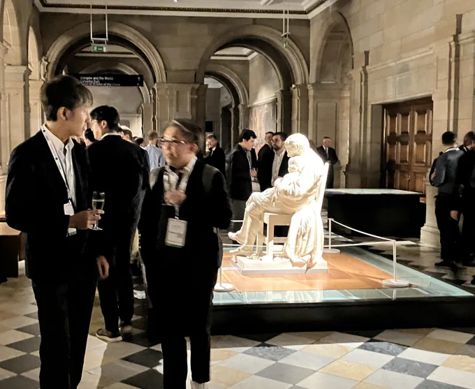 ECOC 2023 conference dinner at the Kelvingrove Museum