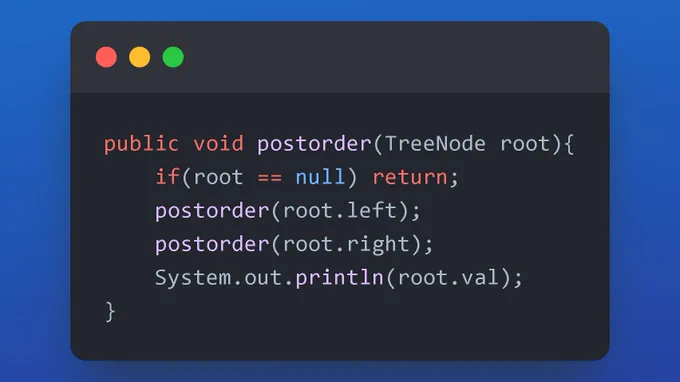 Binary Tree postorder traversal