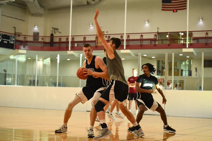Lafayette men’s basketball practice