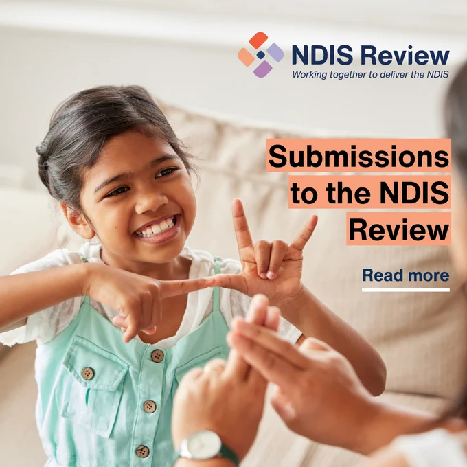 Submissions to the NDIS Review

Read more