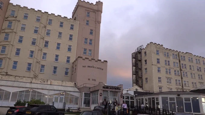 The Norbreck Castle hotel in Blackpool is utterly grim.