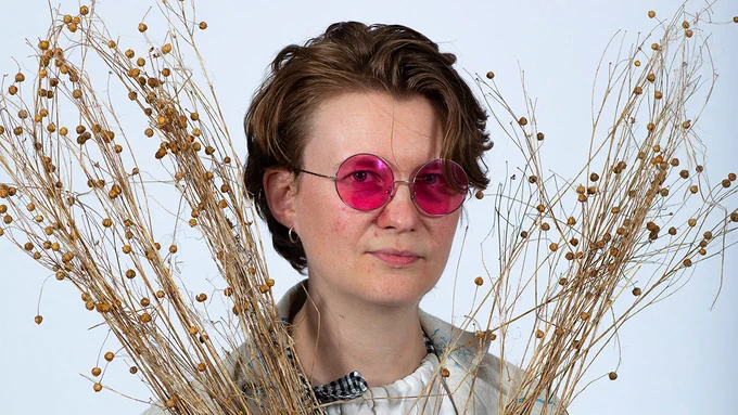 Rosie Bristow of Fantasy Fibre Mill. Photo - Lloyd Smith