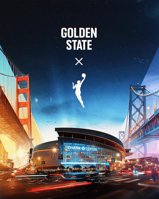 Golden State x WNBA logo mock up