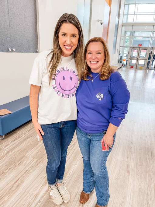 Two SFA alumni who are now teachers