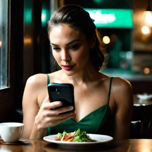 "Babe, hang on. He's texting me."