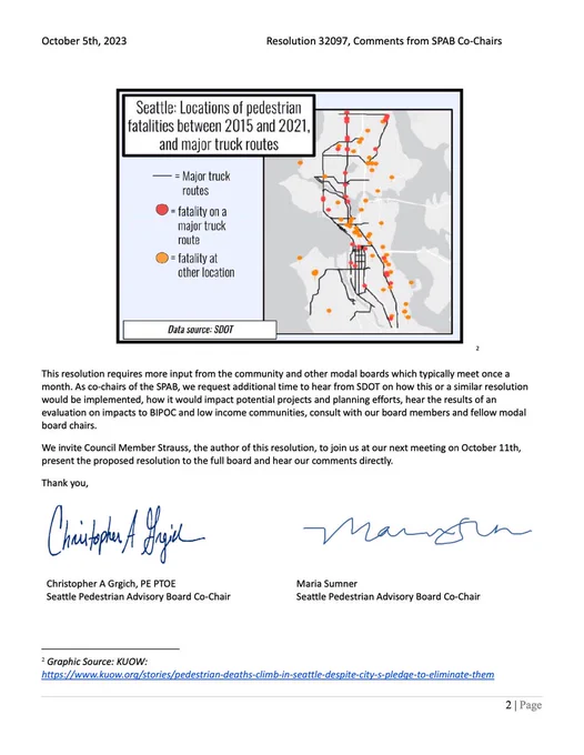 Screenshot of formatted letter with comments from the SPAB co-chairs.  Refer to the main Tweet for a link to a text-based copy.