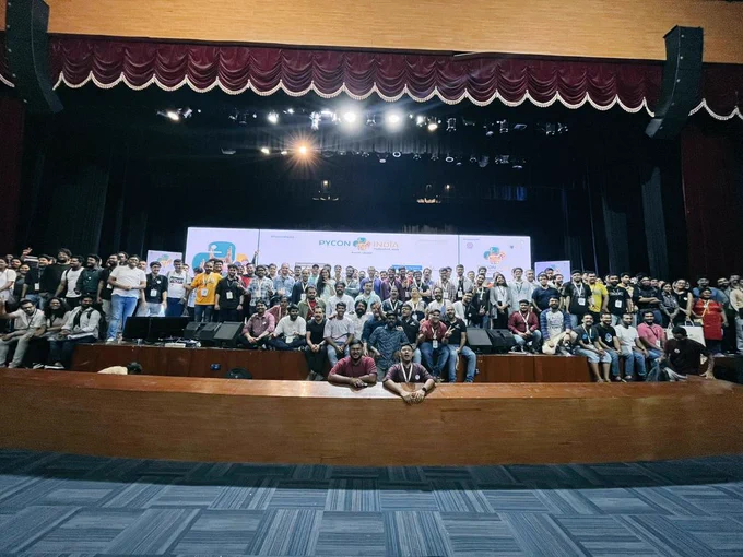 Picture with PyConIndia Attendees