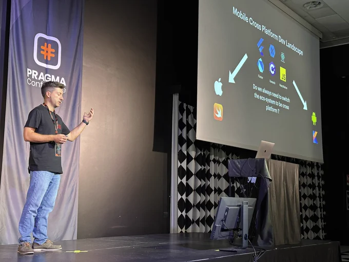 Grigory is sharing the cross platform ecosystem that exists.