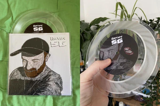 Transparent 7” record