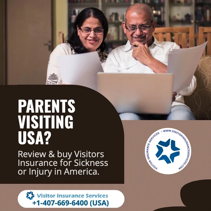 Visitors Insurance is ideal coverage for parents as visitors to the USA, foreign travelers visiting America, or Indian relatives visiting the USA, or for foreign tourists traveling to the United States, or anyone traveling outside their home country. Review top-rated visitors insurance plans and buy the best suited visitors coverage for USA, top-rated visitor insurance plans with sickness or injury benefits, quote cost and instantly purchase Visitor Insurance India to USA today on VisitorInsuranceServices.com.