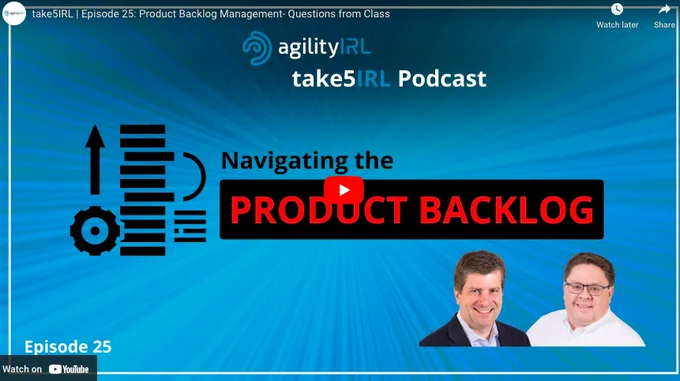 Navigating the product backlog