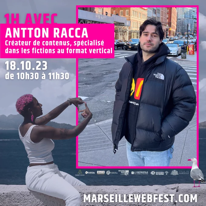 🔥𝗘𝗩𝗘𝗡𝗘𝗠𝗘𝗡𝗧, Une heure avec @anttonracca, créateur de contenus, spécialisé dans les #fictions au format vertical ! 
🔗 Inscription gratuite : https://bit.ly/mwf2023-programme
#formatvertical #marswebfest2023 #anttonracca #contenu  #marseille #tiktok #stratégie #fiction 