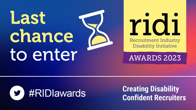 Last chance to enter #RIDIawards