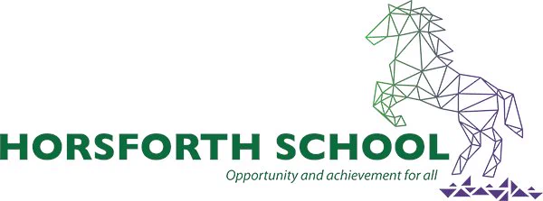 Horsforth School Logo. 'Opportunity and achievement for all'.