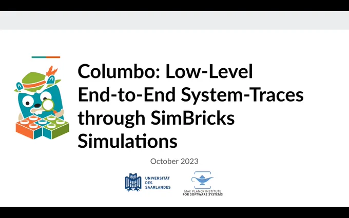 Columbo: Low-Level End-to-End System-Traces through SimBricks Simulations
