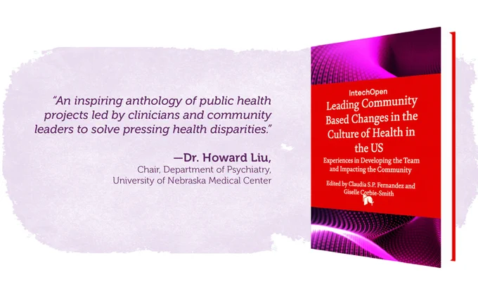 Testimonial for eBook Leading Community Based Changes in the Culture of Health in the US from Dr. Howard Liu: An inspiring anthology of public health projects led by clinicians and community leaders to solve pressing health disparities.