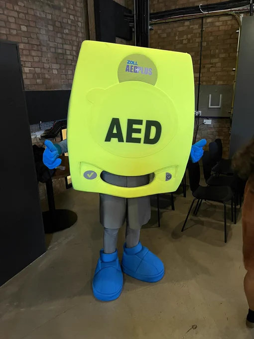 AED MASCOT !!!