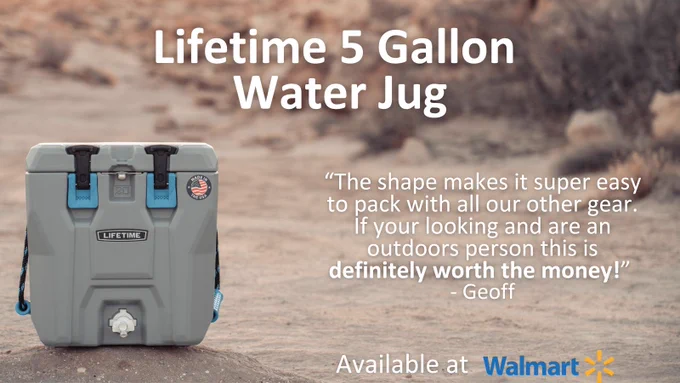 Lifetime 5 Gallon Water Jug