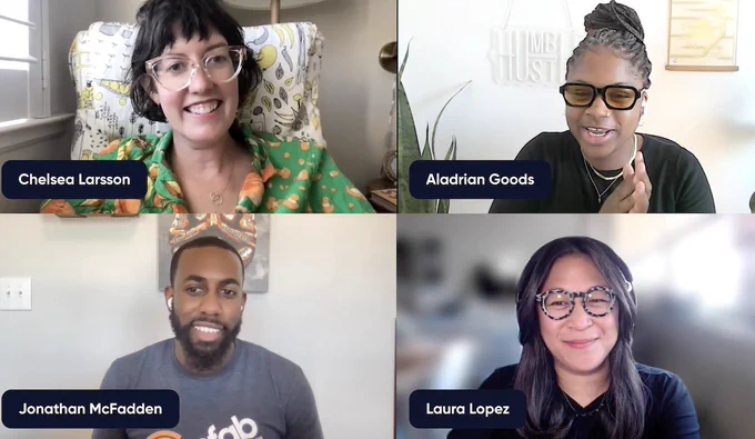 Button panelists speak on burnout and protecting their energy.