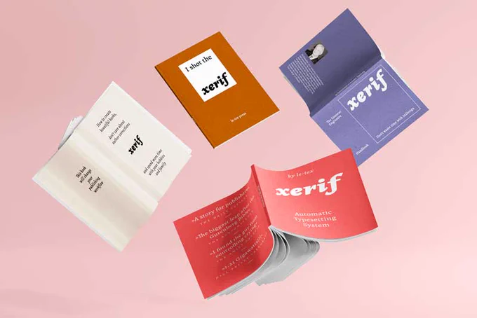 Vier Bücher mit dem Titel "xerif"