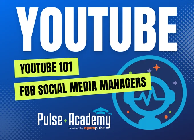 YouTube 101 for Social Media Manager with Pulse Academy logo and Space Friend logo