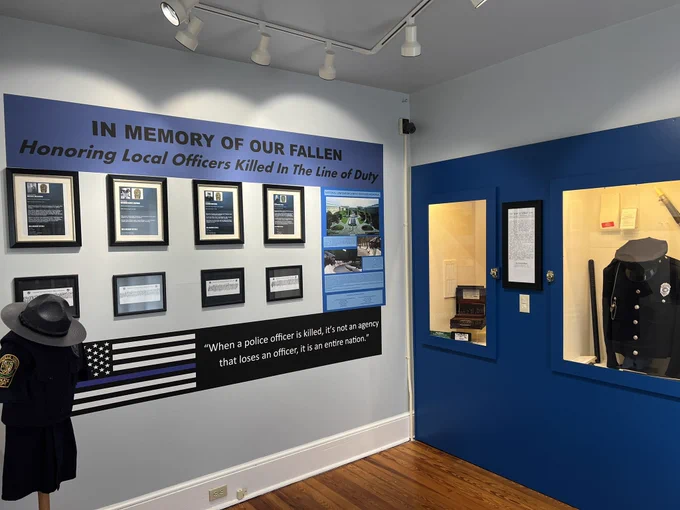Display: Honoring local officers killed in the line of duty
