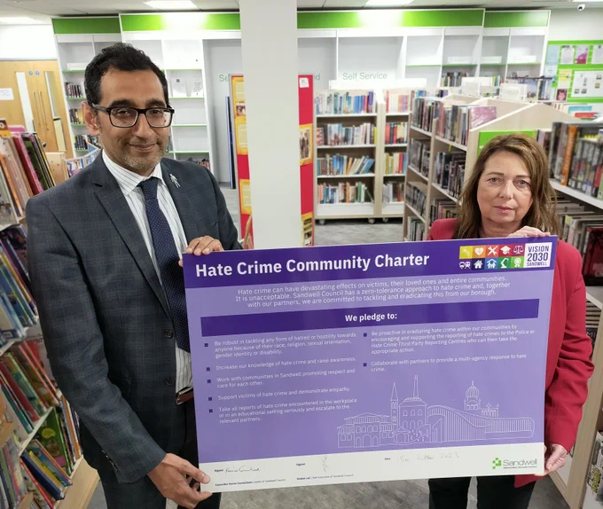Chief Executive Shokat Lal and Council Leader Councillor Kerrie Carmichael signed the charter this week. 
