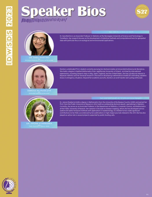 Speaker bios