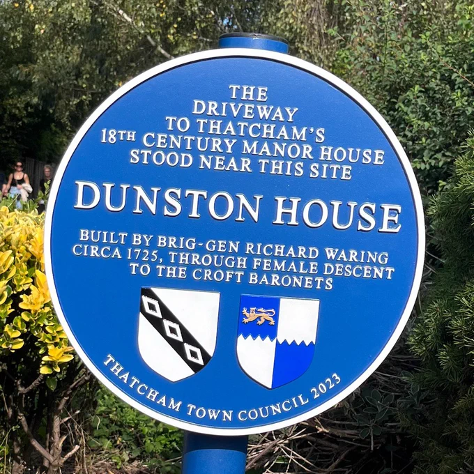 The new blue plaque.