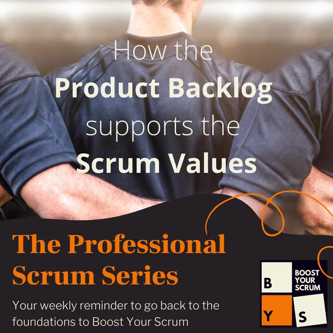 How the Product Backlog Supports the Scrum Values