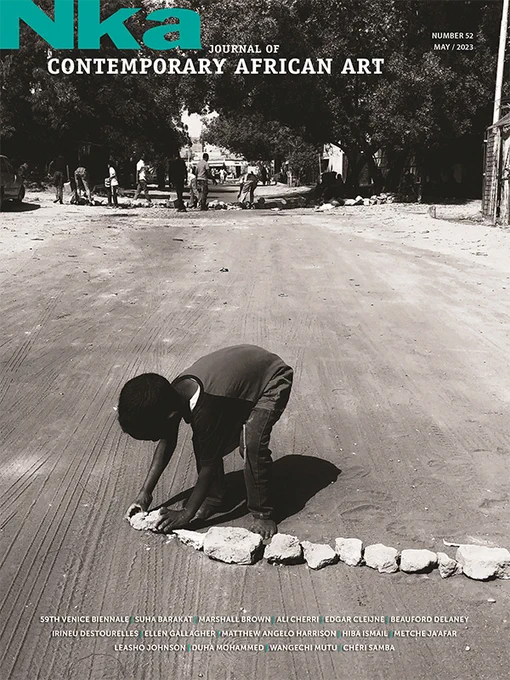 Cover image of the May 2023 issue of Nka Journal of Contemporary African Art.