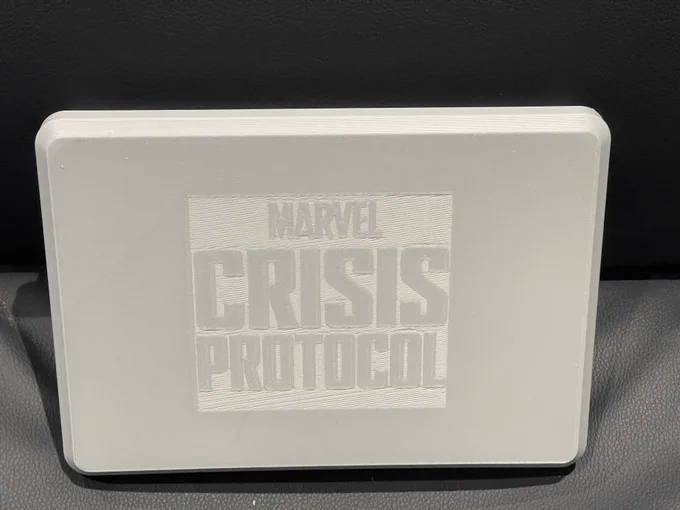 Marvel Crisis Protocol token holder to 3d print