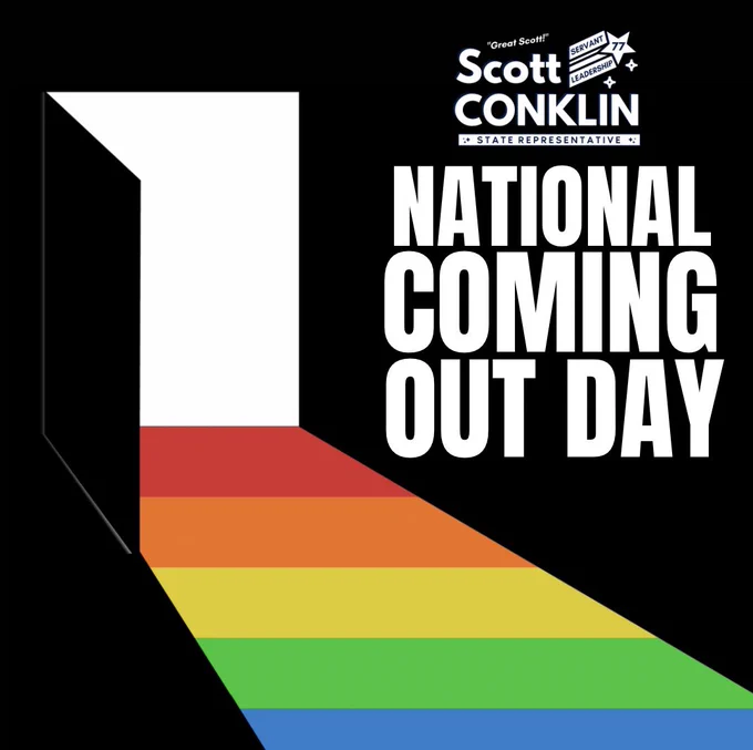 Happy National Coming Out Day from Rep. Scott Conklin
