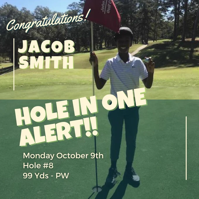 Jacob Smith Hole in One!