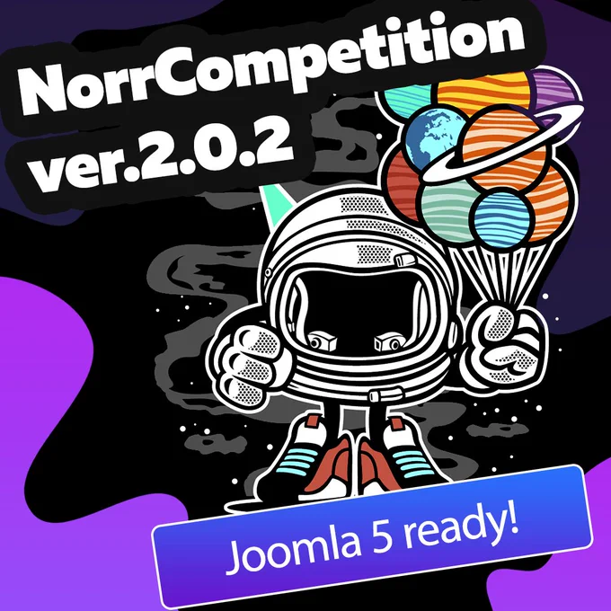 NorrCompetition 2.0.2 - Joomla 5 and PHP 8.2 ready extension