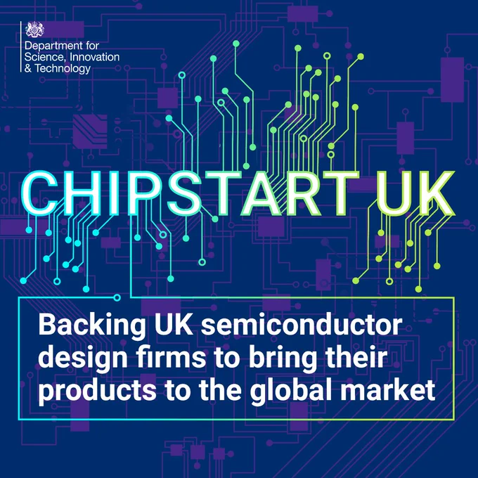 ChipStart UK, backing UK semiconductor design firms to bring their products to the global market.