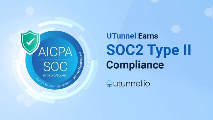 UTunnel certified SOC2 Type II
