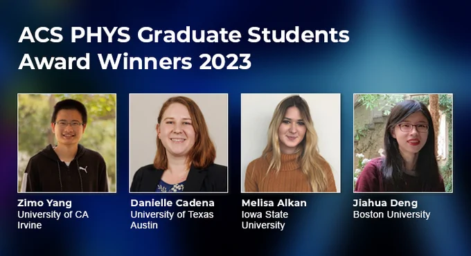 ACS PHYS Graduate Students Award Winners 2023