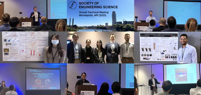 Collage of photos taken at SES 2023