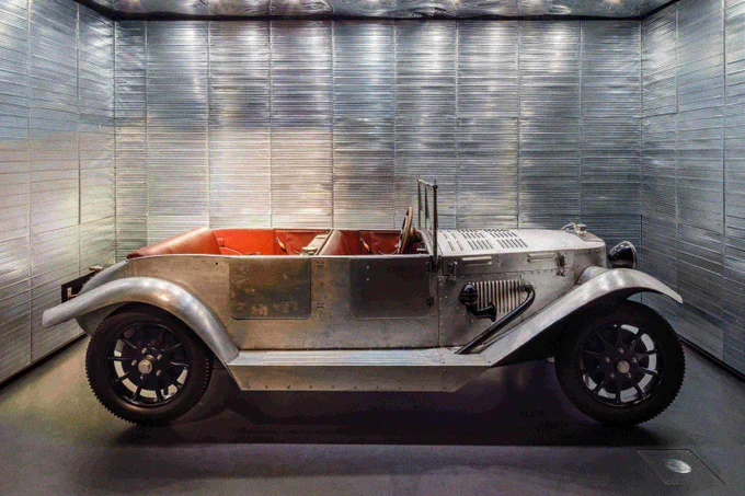 Der Experimentalwagen der Schwäbischen Hüttenwerke Wasseralfingen GmbH. © Zeppelin Museum Friedrichshafen, Foto: Tretter