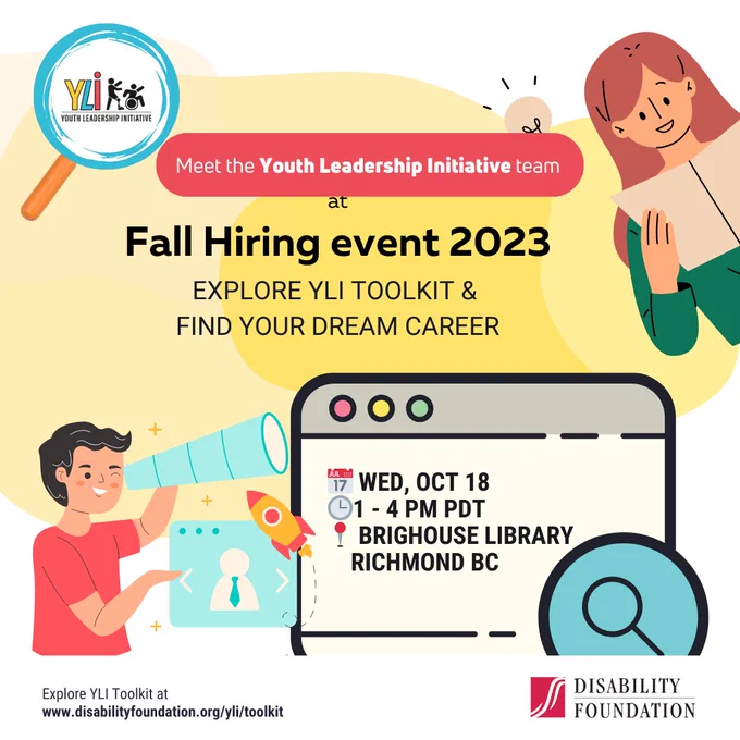 Meet the Youth Leadership Initiative team  at at Fall Hiring event 2023. Explore YLI Toolkit & Find your dream career.