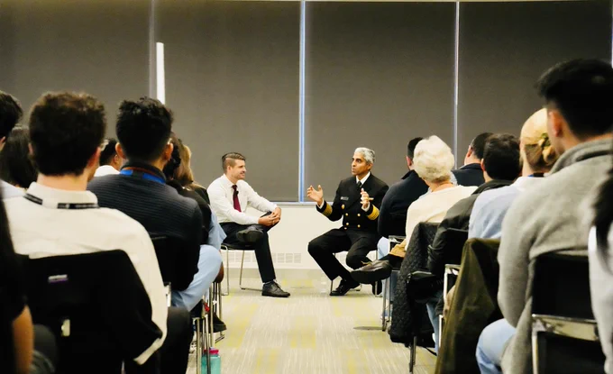 U.S. Surgeon General Vivek Murthy in conversation. 