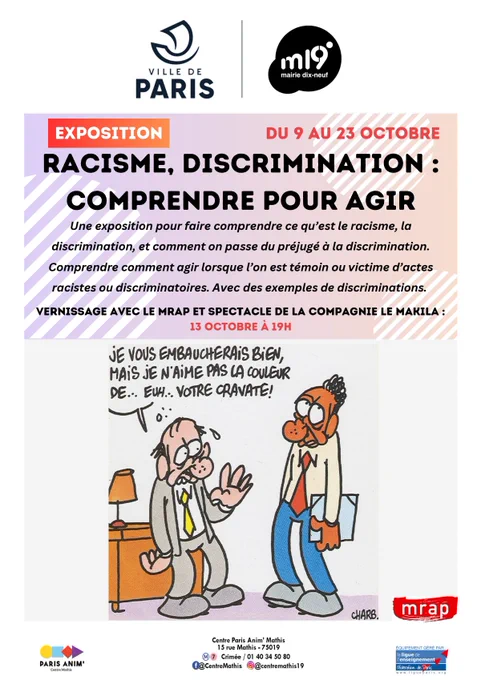 Affiche de l’affiche  « Racisme, discrimination : Comprendre pour agir »