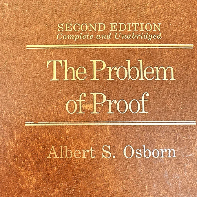 Albert Osborn, a pioneer in forensic document examination, emphasized the importance of holistic evidence analysis in 'The Problem of Proof.' His teachings remind us that true understanding comes from viewing the whole, not just the parts. #Forensics #DocumentExamination