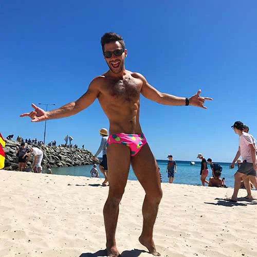 Pink Speedo Confidence