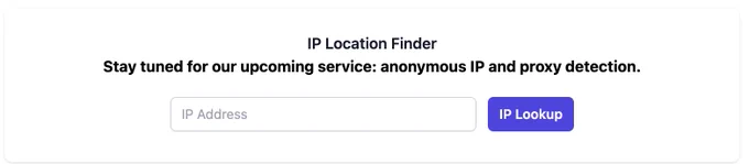 https://1024.dev/tools/ip
IP Address Lookup.