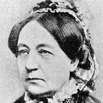 Porträtfoto der Frauenrechtlerin Louise Otto-Peters (1819 - 1895)