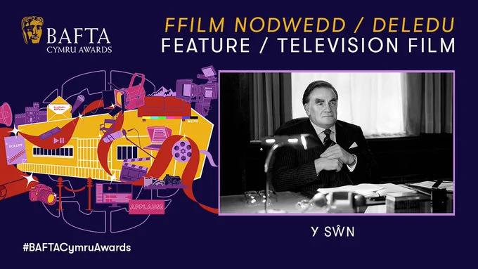 Ffilm Nodwedd / Deledu / Feature Television Film category.

The winner is / A'r enillydd yw… Y Sŵn 