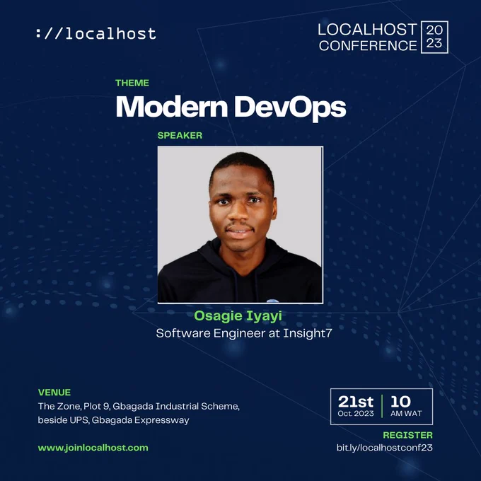 My localhost speaker confirmation banner